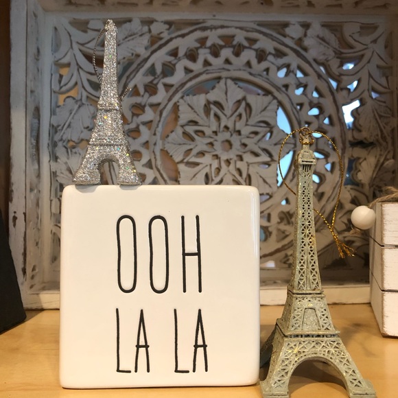 Ooh la la ceramic block sign - Picture 3 of 4